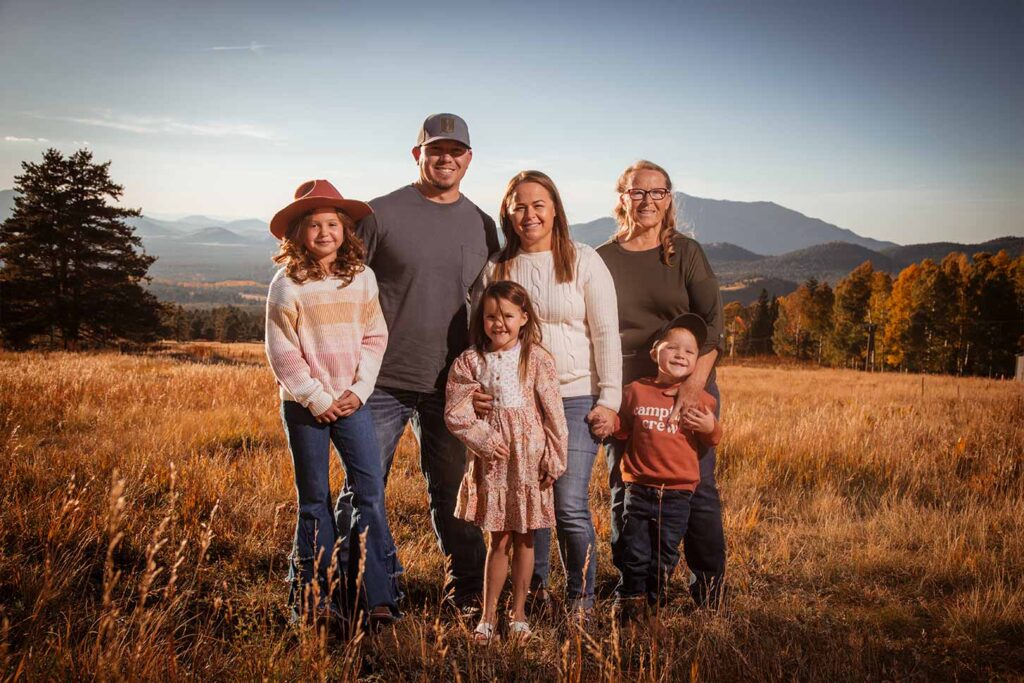 Flagstaff Family Photographer Tyler McGhee creates magic photos that become family heirooms.